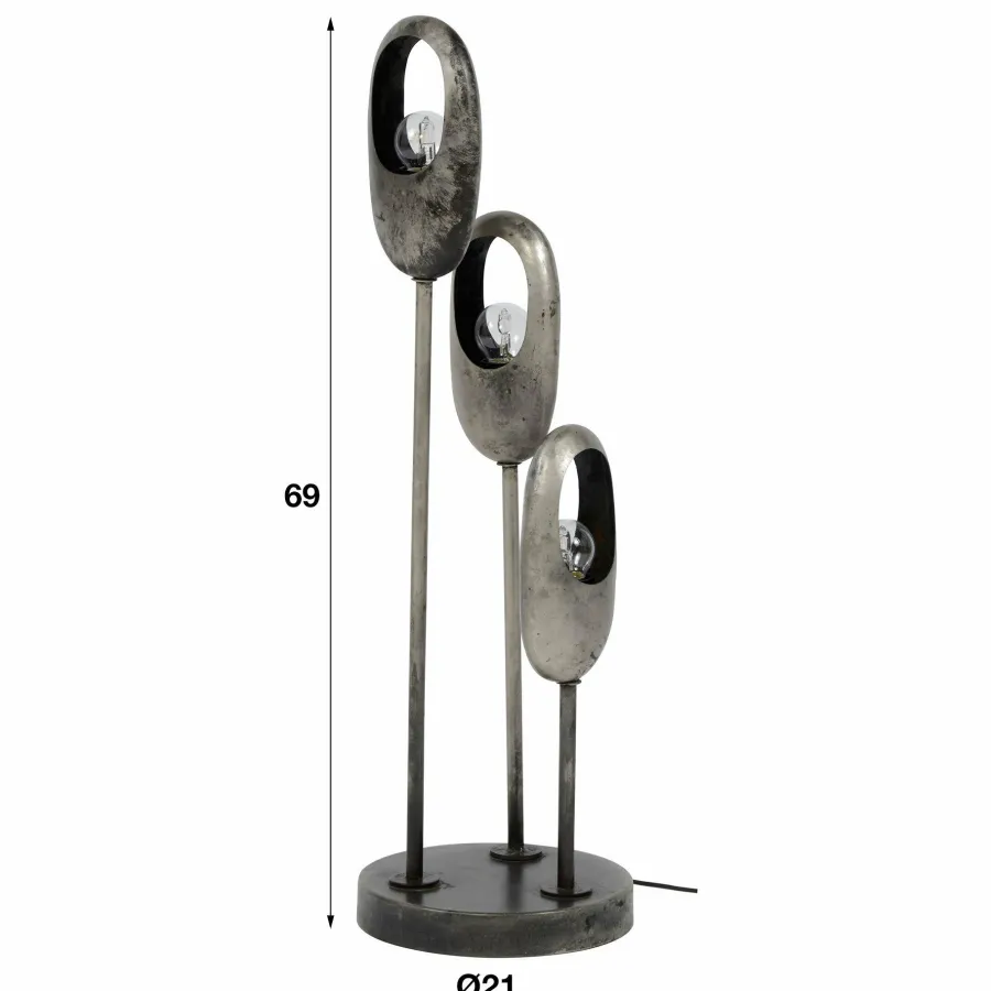 WoonStijl Tafellamp 3x open oog getrapt New