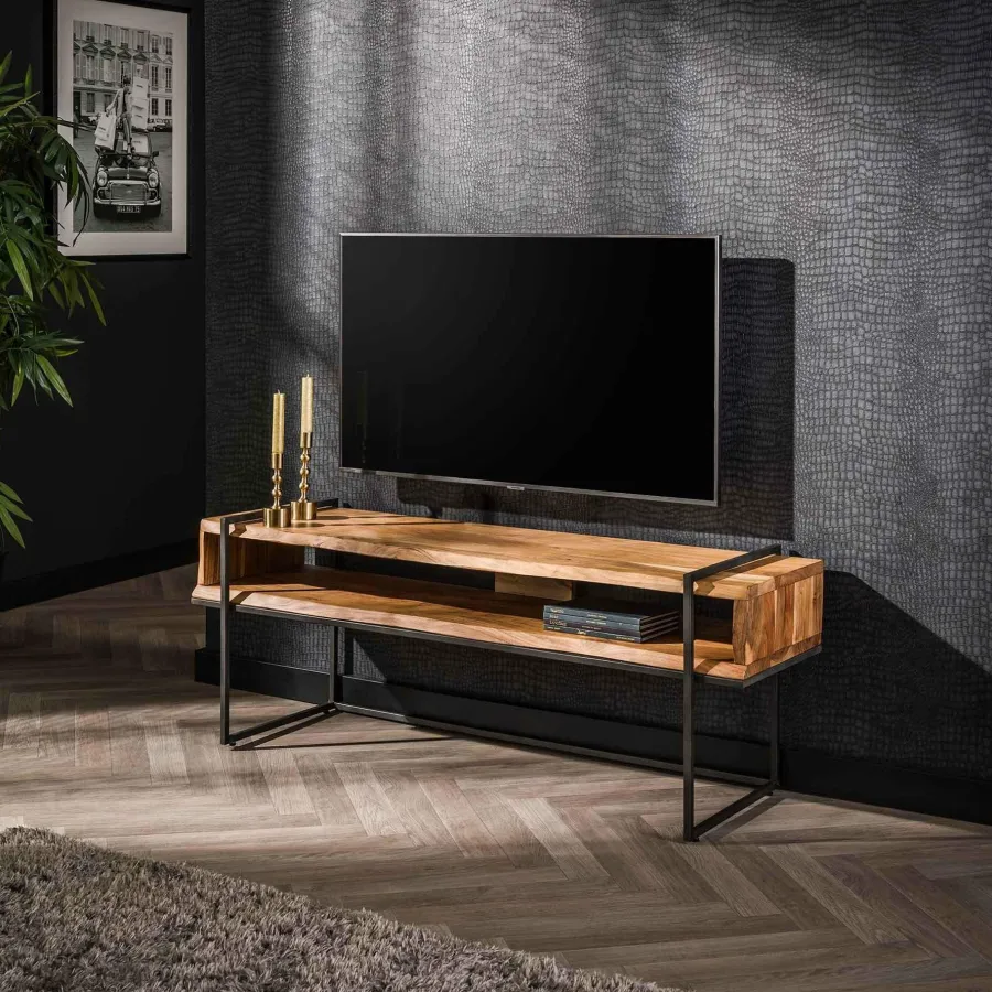 WoonStijl TV-meubel Acacia open vak edge Sale