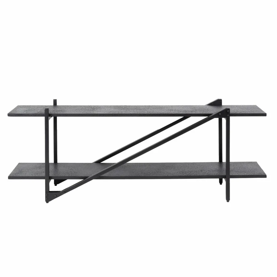 WoonStijl TV-meubel 'Piega' 140 cm teak grijs Hot