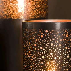 WoonStijl Vloerlamp Ø25 cilinder 120cm / Zwart nikkel