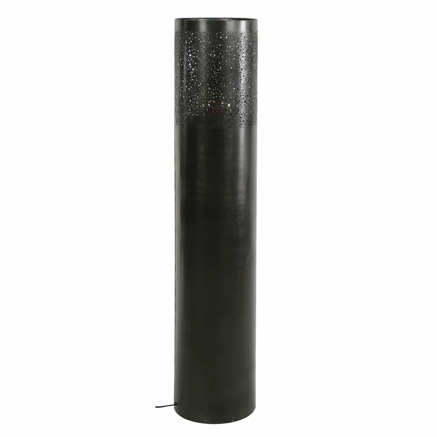 WoonStijl Vloerlamp Ø25 cilinder 120cm / Zwart nikkel