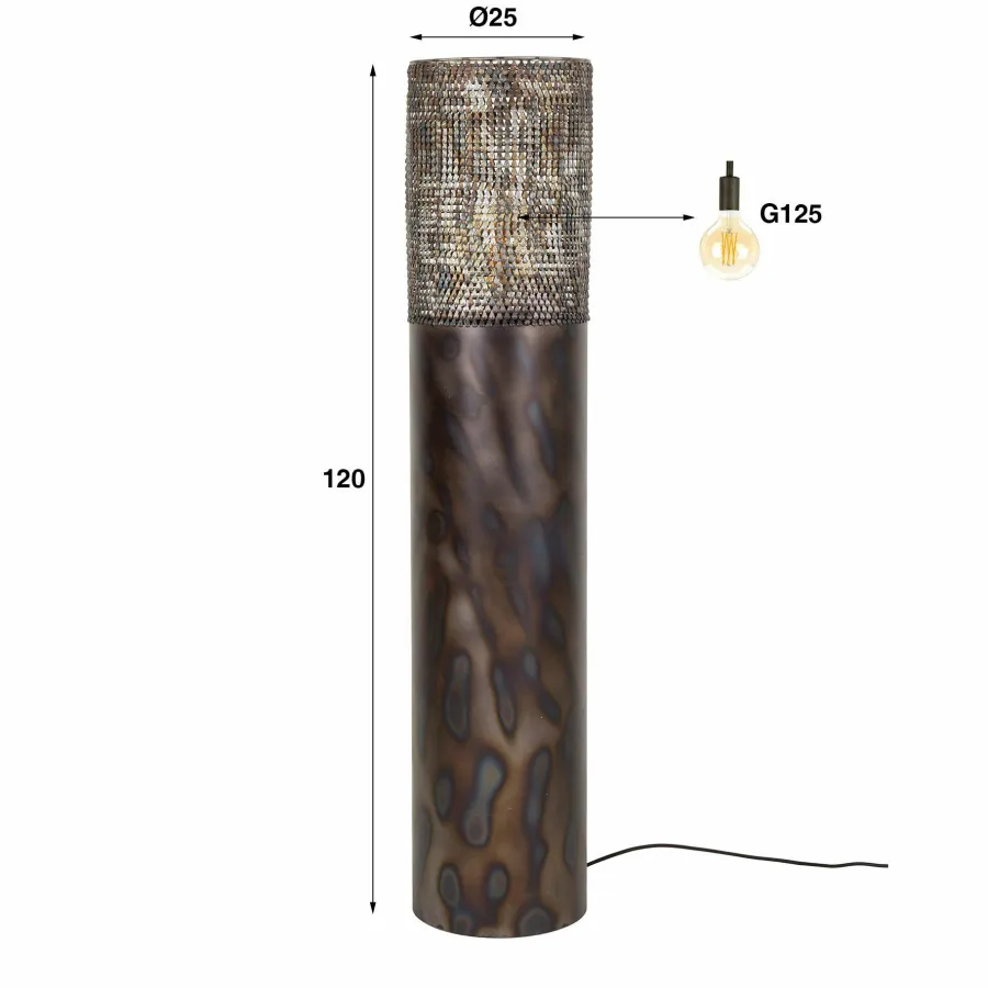 WoonStijl Vloerlamp Ø25 cilinder 120cm Discount