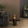 WoonStijl Vloerlamp Ø20 cilinder 60cm / Zwart nikkel Outlet