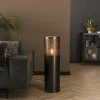 WoonStijl Vloerlamp Ø25 cilinder 90cm / Zwart nikkel Best