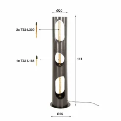 WoonStijl Vloerlamp Ø25 organic cylinder L Sale