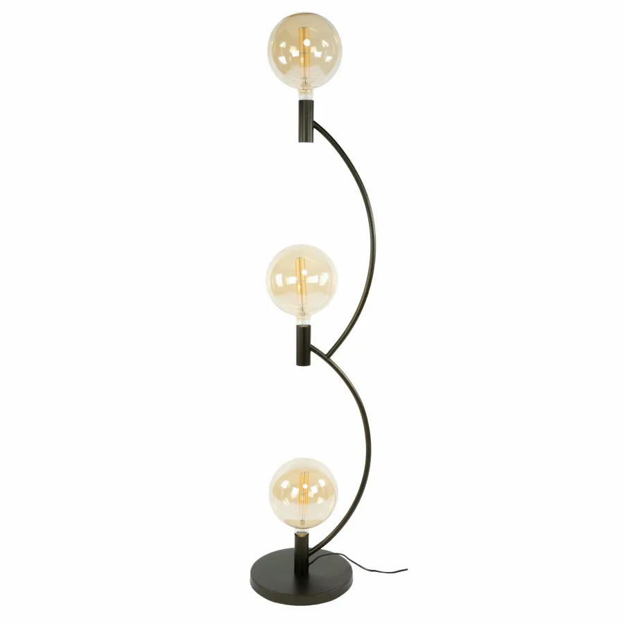 WoonStijl Vloerlamp Arcus 3-lichts / Sienna bruin Outlet