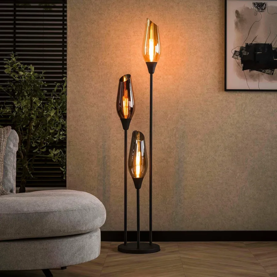 WoonStijl Vloerlamp cocoon mix glass Hot