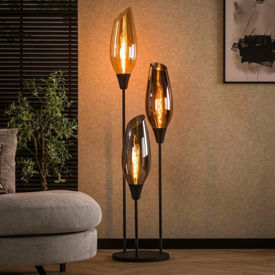 WoonStijl Vloerlamp cocoon XL mix glass Best