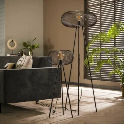 WoonStijl Vloerlamp copper twist groot Clearance
