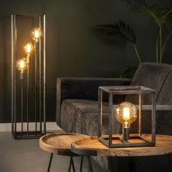 WoonStijl Vloerlamp 3L 45 graden buis New