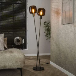 WoonStijl Vloerlamp 2L Bronza Outlet