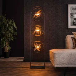 WoonStijl Vloerlamp 3L cosmos mesh Outlet