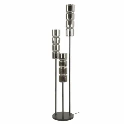 WoonStijl Vloerlamp 3L getrapt cylinder glas Discount