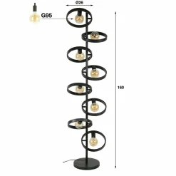 WoonStijl Vloerlamp 8L hover Best