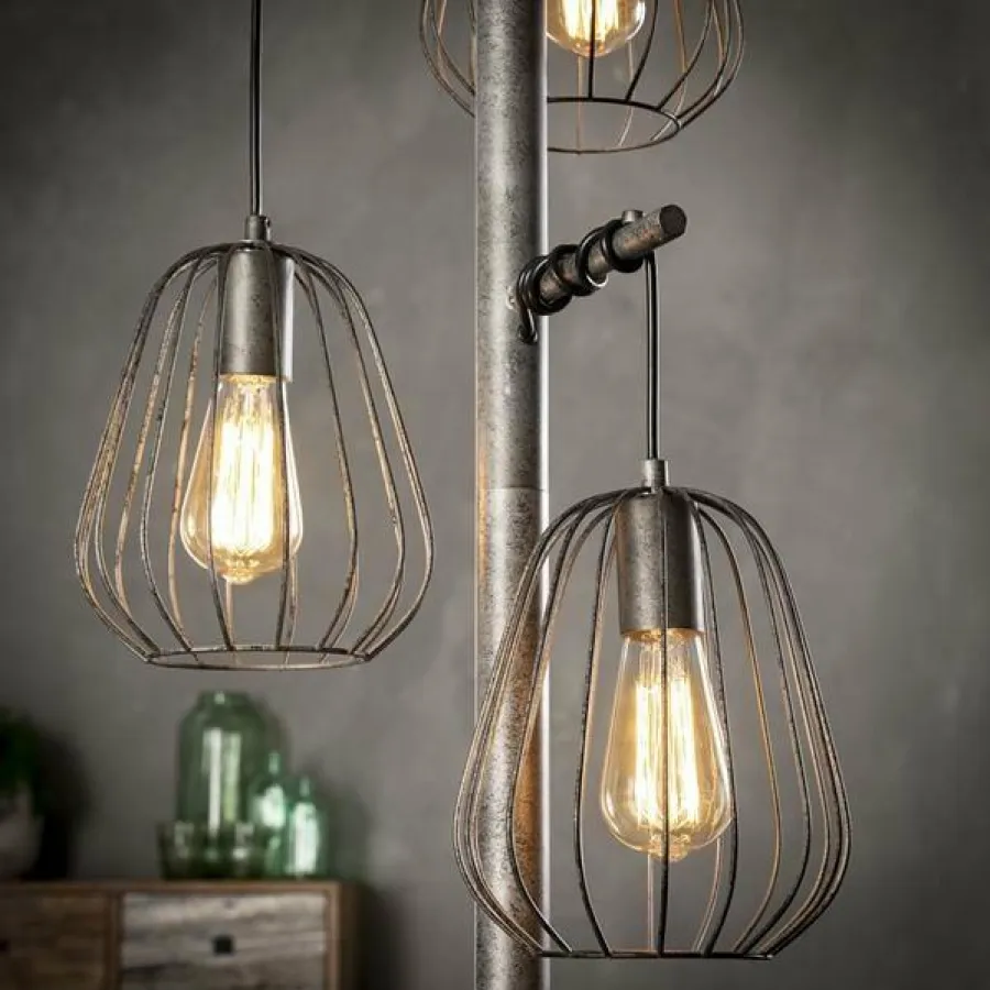 WoonStijl Vloerlamp 3L Lampoon Clearance