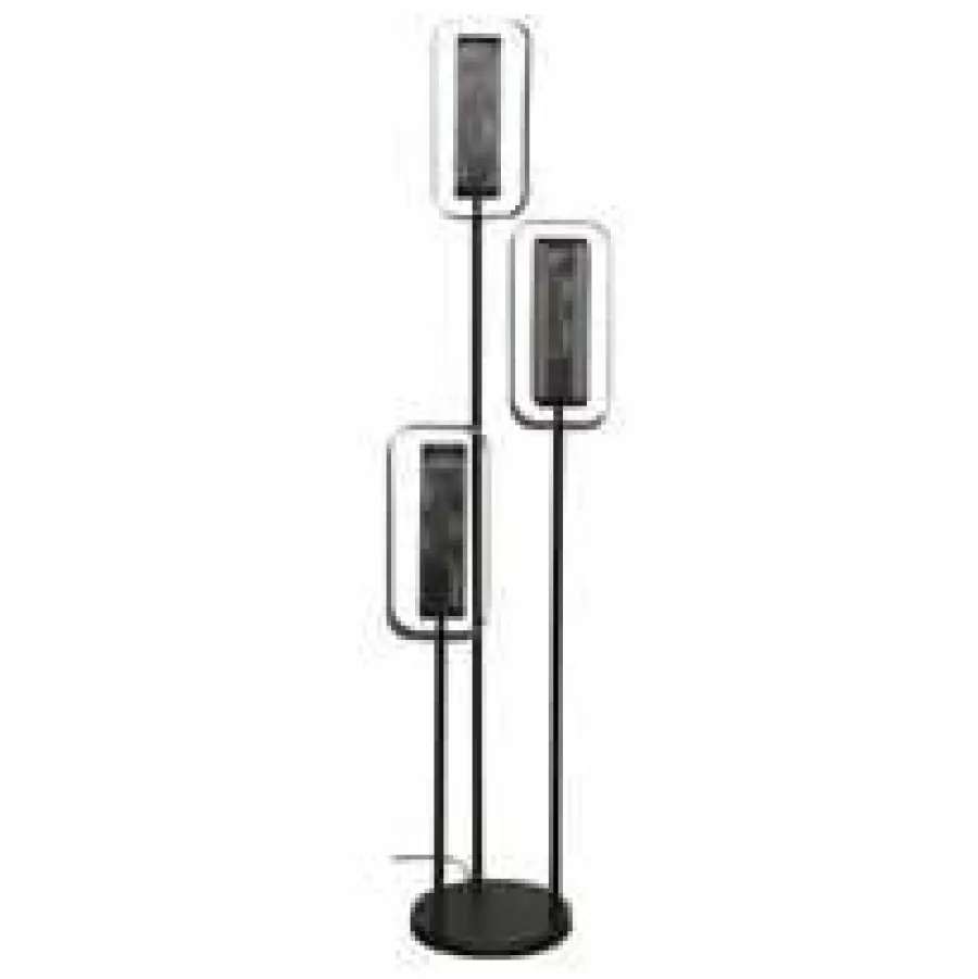 WoonStijl Vloerlamp 3L mesh rotate