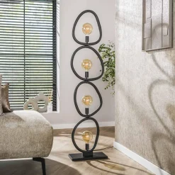 WoonStijl Vloerlamp 4L Pebble New