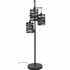 WoonStijl Vloerlamp 3L spindle slate grey / Slate grey Best