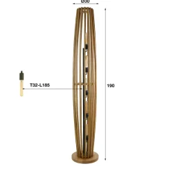 WoonStijl Vloerlamp Orbit maat XL