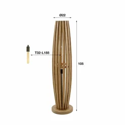 WoonStijl Vloerlamp Orbit maat M Best