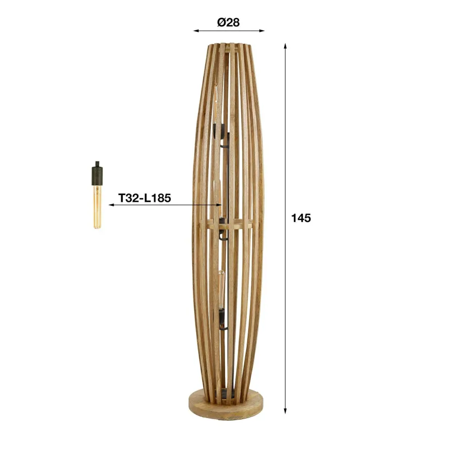 WoonStijl Vloerlamp Orbit maat L Hot