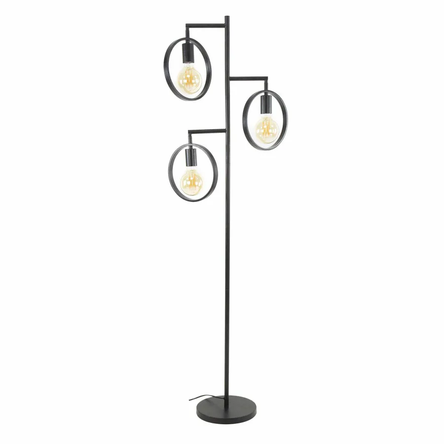 WoonStijl Vloerlamp Ring met 3 lampen Discount