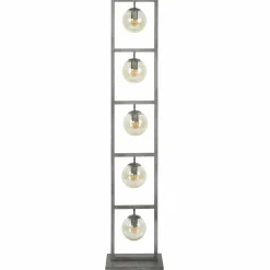 WoonStijl Vloerlamp tower 5x Ø15 glas / Oud zilver showroommodel Sale