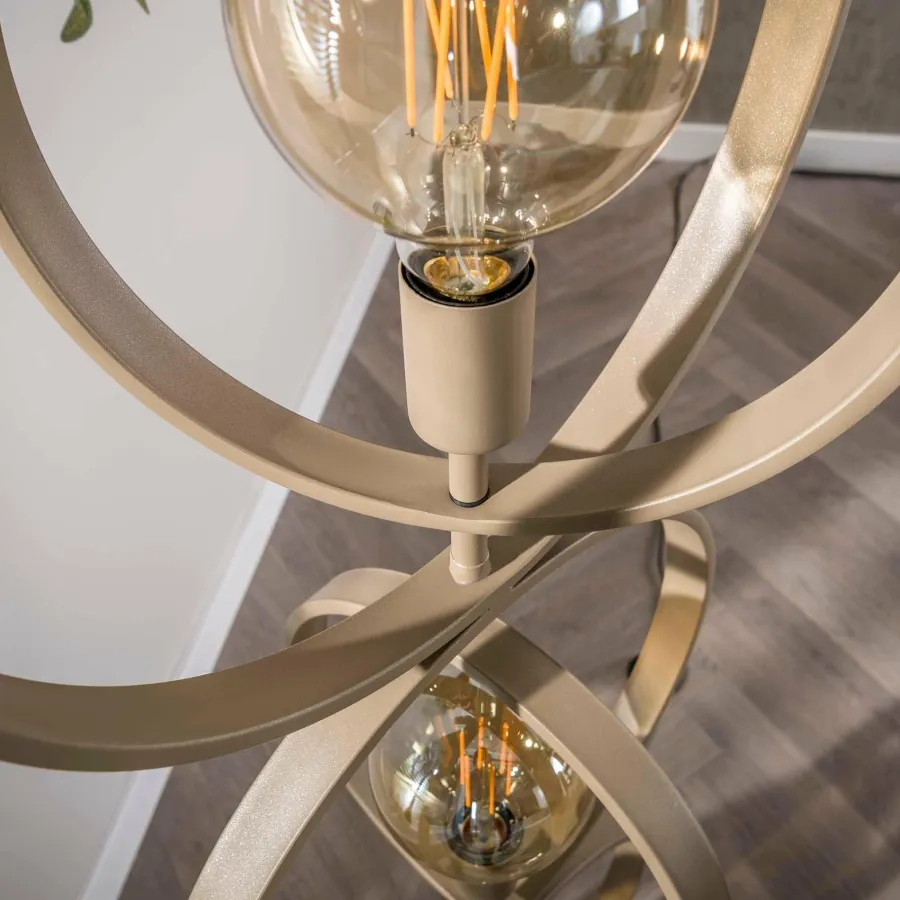 WoonStijl Vloerlamp Turn Around Beige Clearance