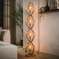 WoonStijl Vloerlamp Turn Around 4-lichts beige Hot