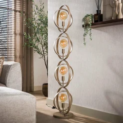 WoonStijl Vloerlamp Turn Around 4-lichts beige Hot