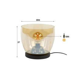 WoonStijl Vloerlamp UP L - Smoke Best