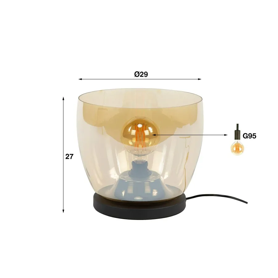 WoonStijl Vloerlamp UP L - Amber Best