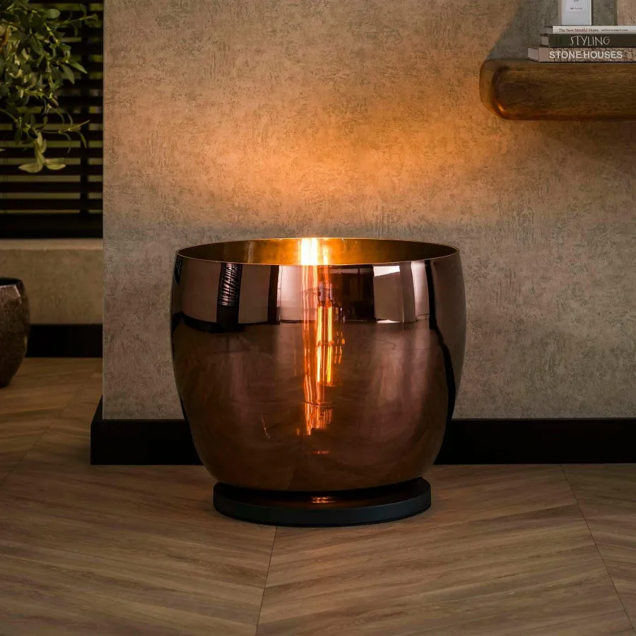 WoonStijl Vloerlamp UP XXL - Koper Discount