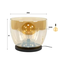 WoonStijl Vloerlamp UP XXL - Smoke Clearance