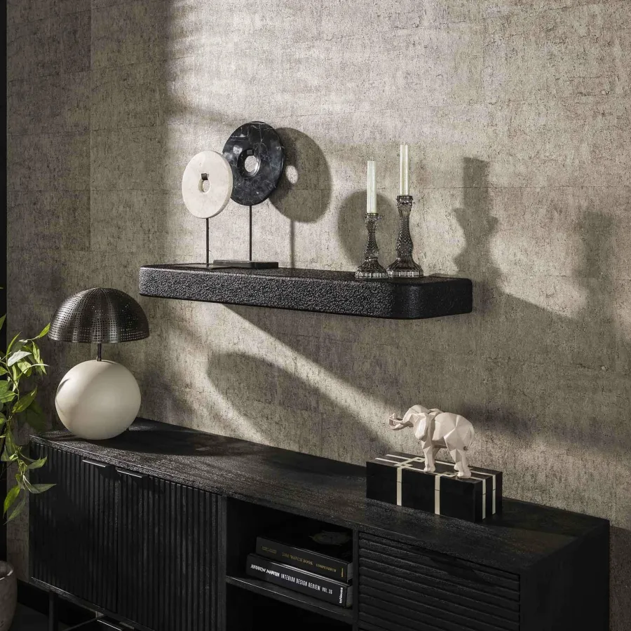 WoonStijl Wandplank 100cm metallic Outlet