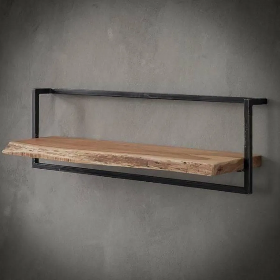 WoonStijl Wandplank Live Edge 100 cm New