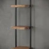 WoonStijl Wandplank Live Edge 30 cm, 100 hoog New
