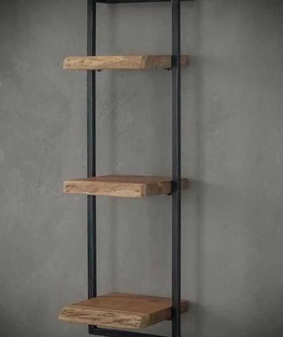 WoonStijl Wandplank Live Edge 30 cm, 100 hoog New