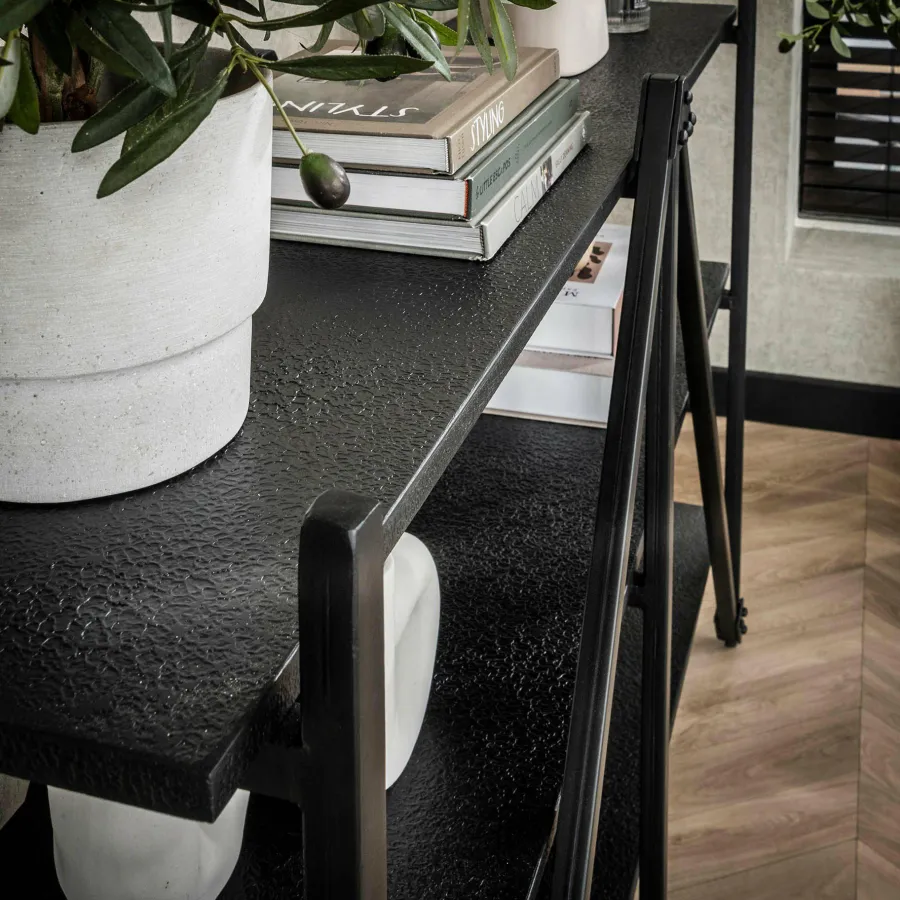 WoonStijl Wandrek 130cm 3 laags Piega Grijs Best