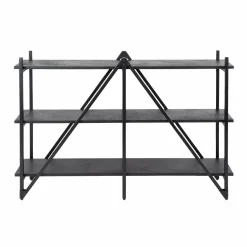 WoonStijl Wandrek 130cm 3 laags Piega Grijs Best