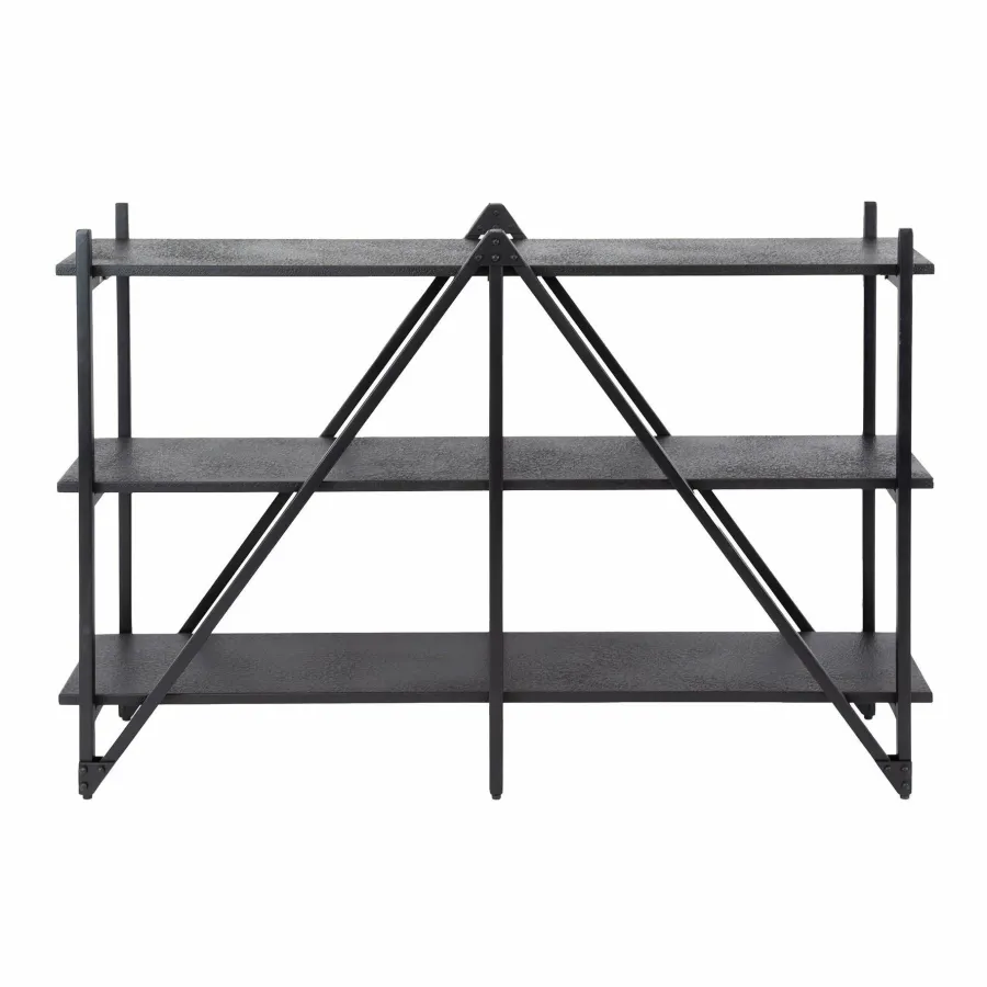 WoonStijl Wandrek 130cm 3 laags Piega Grijs Best