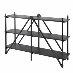 WoonStijl Wandrek 130cm 3 laags Piega Grijs Best