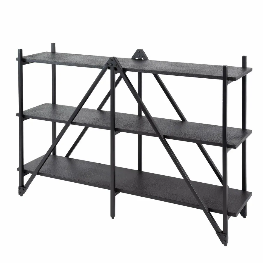 WoonStijl Wandrek 130cm 3 laags Piega Grijs Best