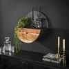 WoonStijl Wandschap half moon Ø50 met lade Hot