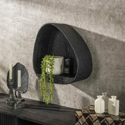 WoonStijl Wandschap metallic driehoek New