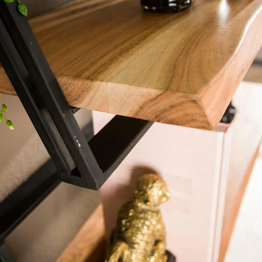 WoonStijl Wandschap set van 3 Lean acacia New