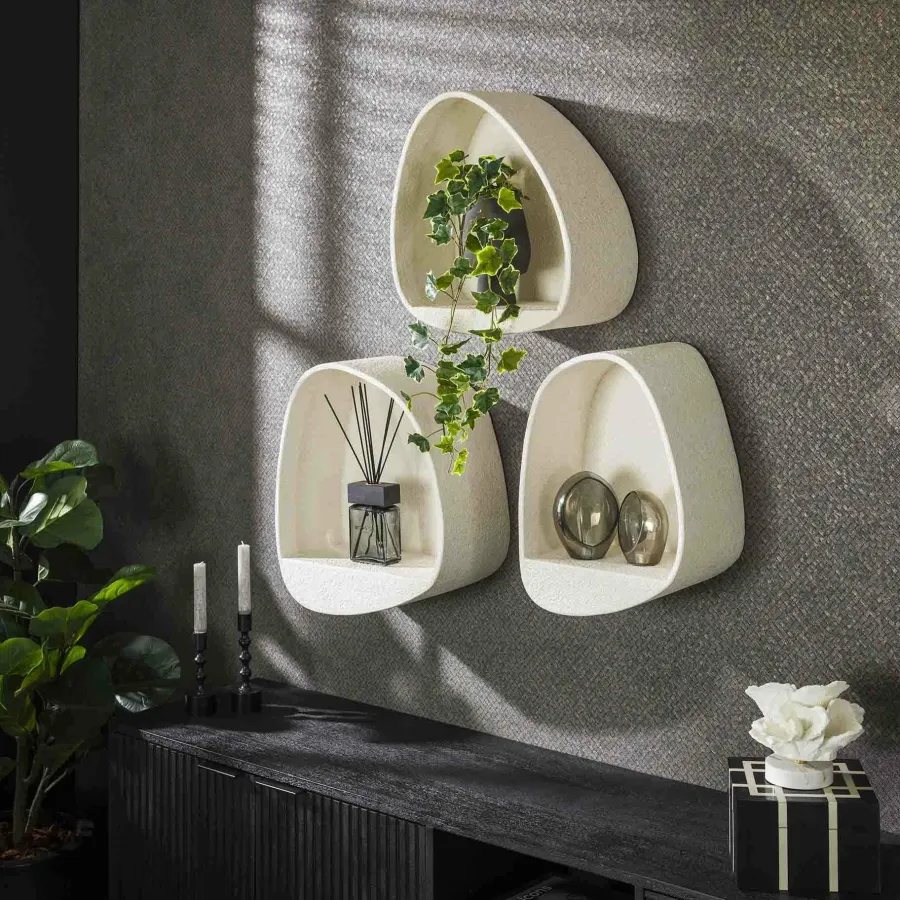 WoonStijl Wandschap Stone driehoek Discount