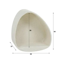 WoonStijl Wandschap Stone driehoek Discount