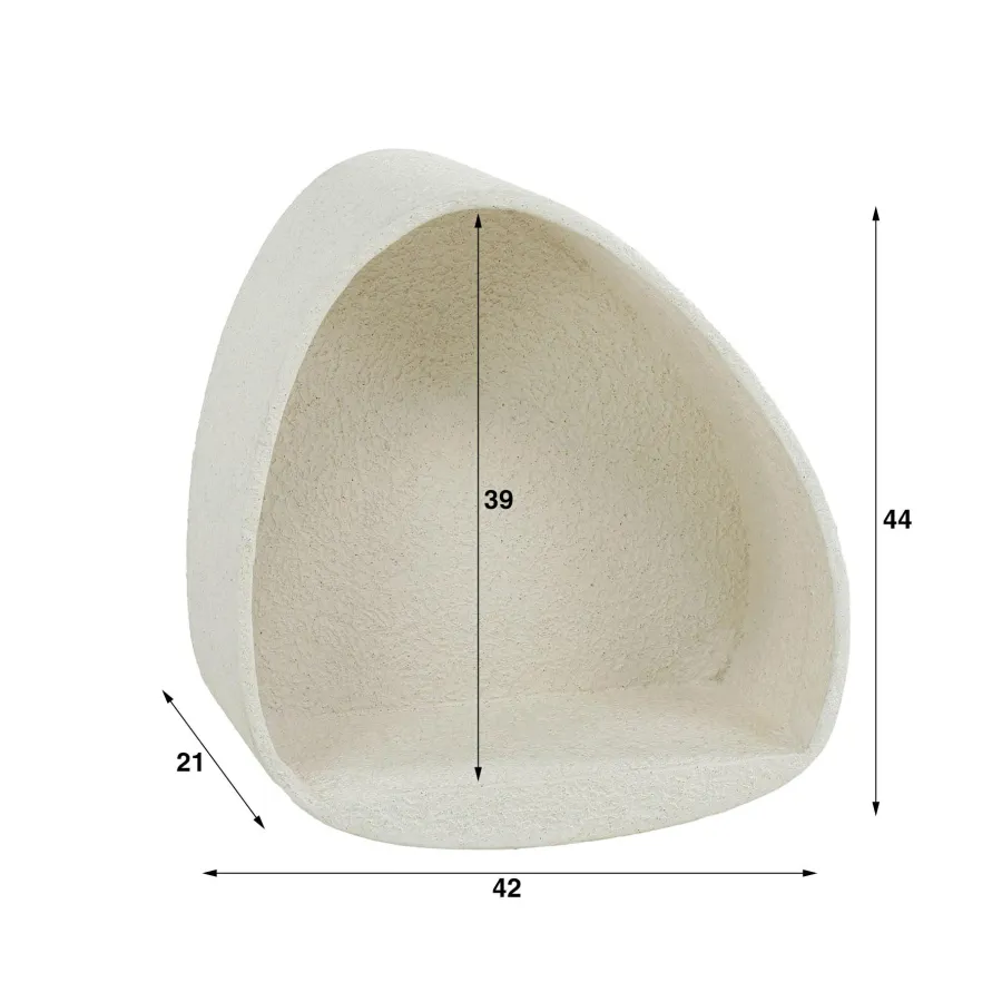 WoonStijl Wandschap Stone driehoek Discount