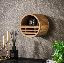 WoonStijl Wandschap tweak Ø30 met lade Discount